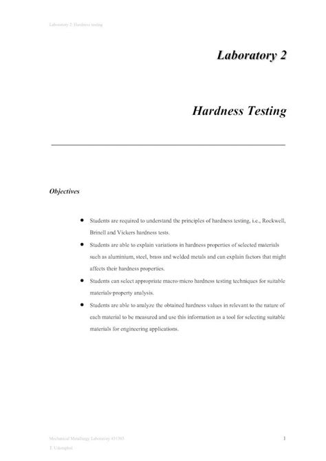 hardness test pdf sut.ac.th|Heat Treatment of Metal. .